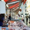 Fish stalls, Liberation Market