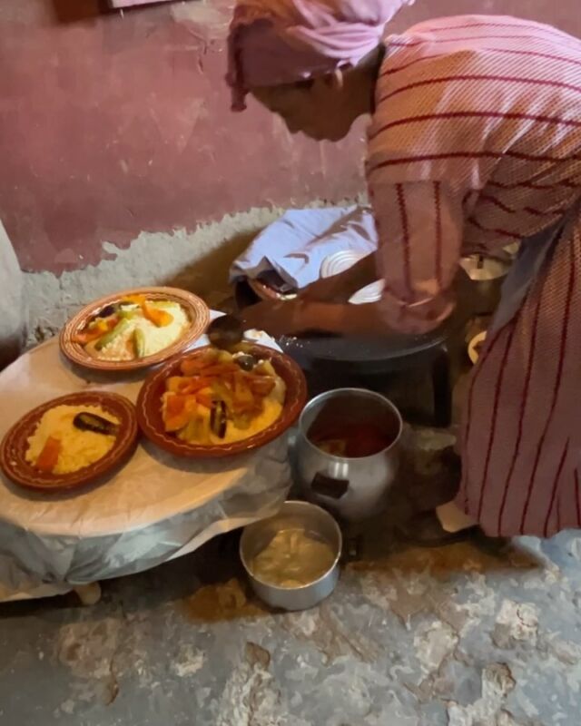 I’m back in Nice after leading another Southern Morocco Culinary Adventure, and it’s taken a few days for me to come back down to earth. 
Our trip took us from the cosmopolitan yet chaotic city of Marrakech over the Atlas Mountains to Ouarzazate, famed for film productions such as Gladiator and Game of Thrones.
After making couscous with a big-hearted family in a palm oasis, we continued south to the Sahara desert, where we rode dromedaries to the perfect picnic spot and learned an ancient Touareg technique for cooking bread in the sand.
Then we drove through the Souss Valley to the Atlantic coast, where the climate, atmosphere and architecture changed dramatically, revealing Portuguese and French influence. After feasting on fresh-caught fish cooked on the grill in Essaouira, we returned to Marrakech, stopping at an argan cooperative along the way.
Do you dream of visiting Morocco? Drop me a message with your email and I will keep you informed about our next trips!
You can read all about our recent Adventure in my November newsletter (see the link in my bio).
.
.
.
#morocco #cookingclasses #culinaryexperience #culinarytour #moroccotour #saharadesert #nomadlife #marrakechmedina #essaouira
